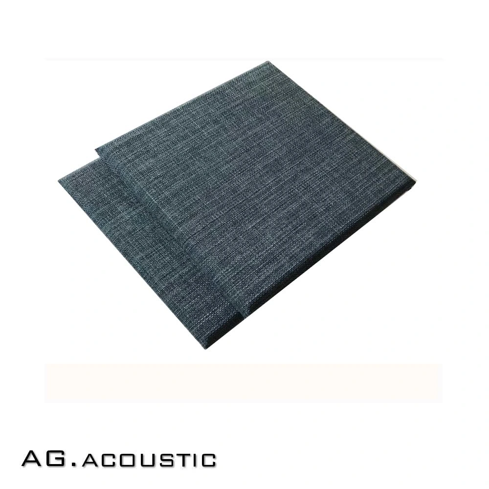 AG. Acoustic placa decorativa embalados em tecido painéis de parede insonorizante