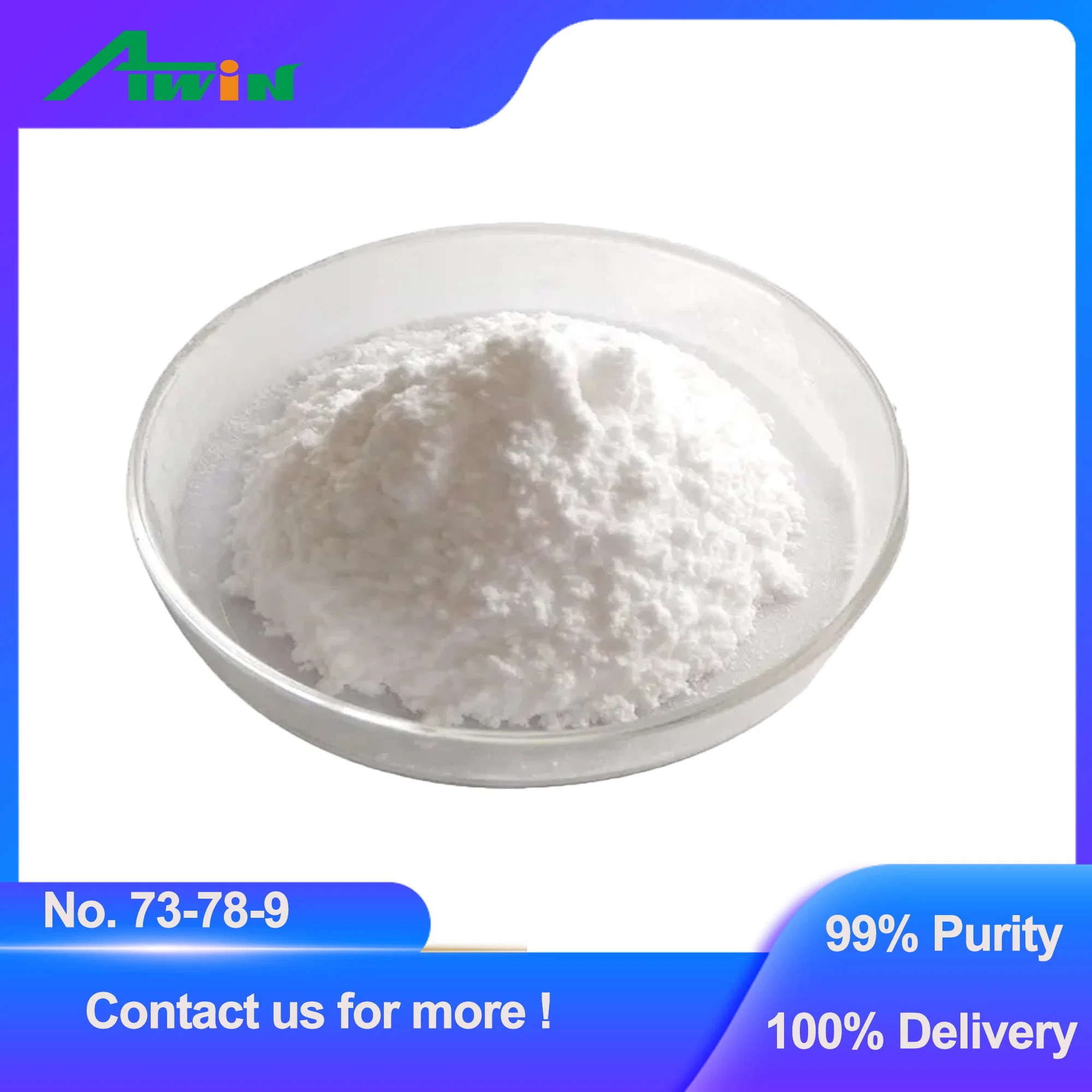 Factory Price Lidocaine Hydrochloride CAS 73-78-9 Lidocaine HCl