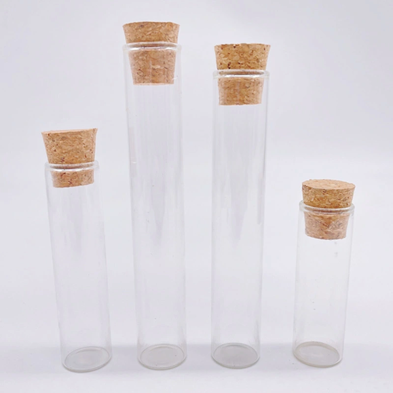 Borosilicate Glass Clear Cigar Packaging Tube Glass Test Tube for Cigar Packaging