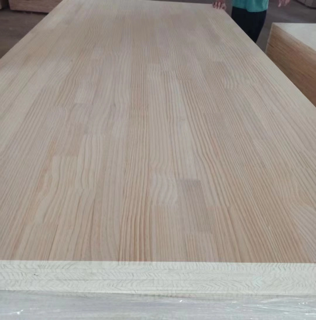 Best Selling OEM and ODM High Quality Fingerjoint Wood Finger Joint Lumber Board Wholesale Pine/Paulownia Edge Glued Panel/ Finger Joint Board/ for Furniture