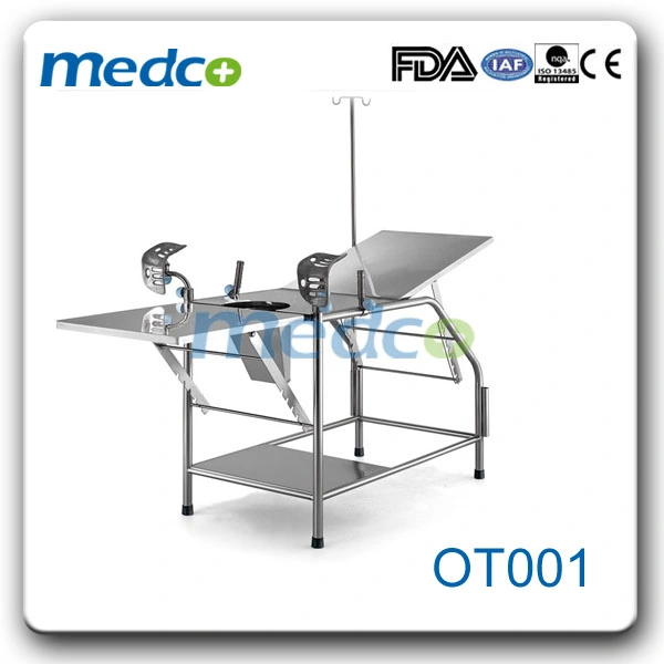 Table de traitement en acier inoxydable chirurgical de l'examen de l'hôpital Président Lit de massage