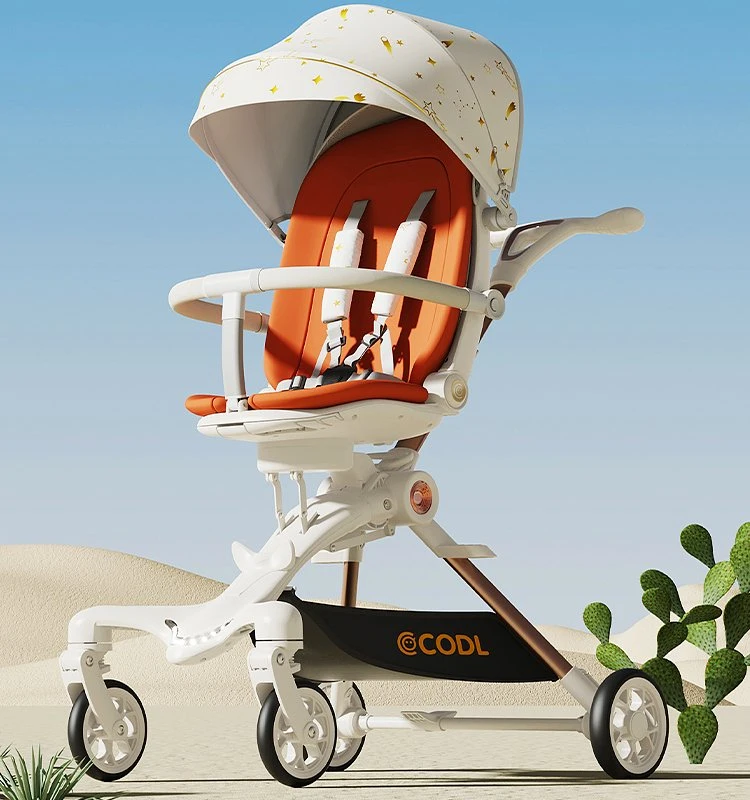 Folding Baby Stroller 3 in 1 Outdoor Traveling Baby Pram Multi-Functional Baby Stroller