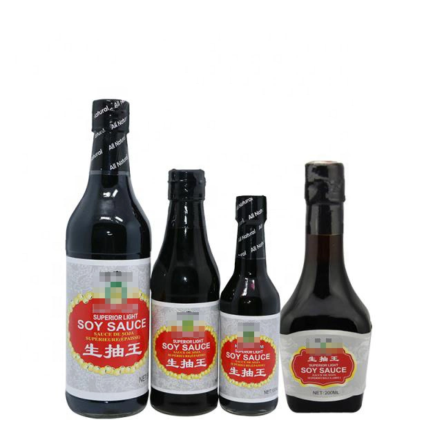 Chinese Wholesale/Supplier Condiments Halal Light Soy Sauce with Private Label