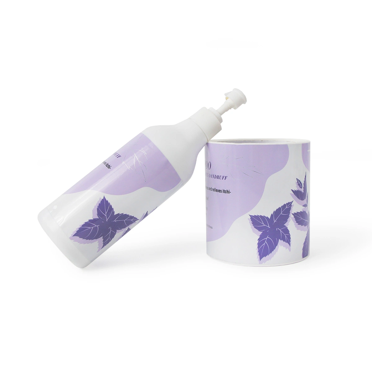 Agua a prueba de agua gel de ducha cosmético Shampoo botella de plástico Laminating Vinyl Etiquetas adhesivas para envases Etiquetas adhesivas impresión