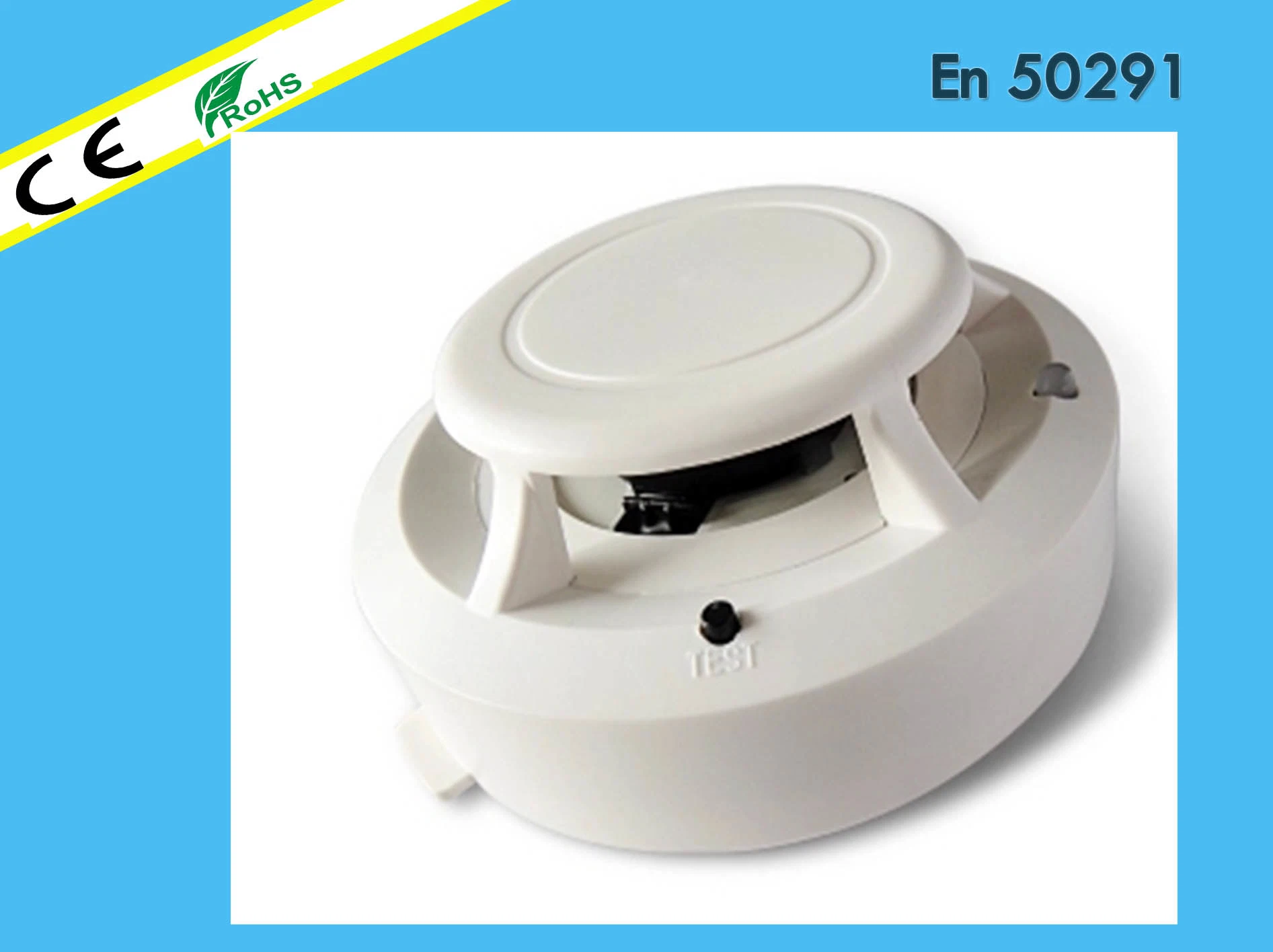 Conventional Photoelectric Smoke Detector for Fire Alarm Control Panel Usage