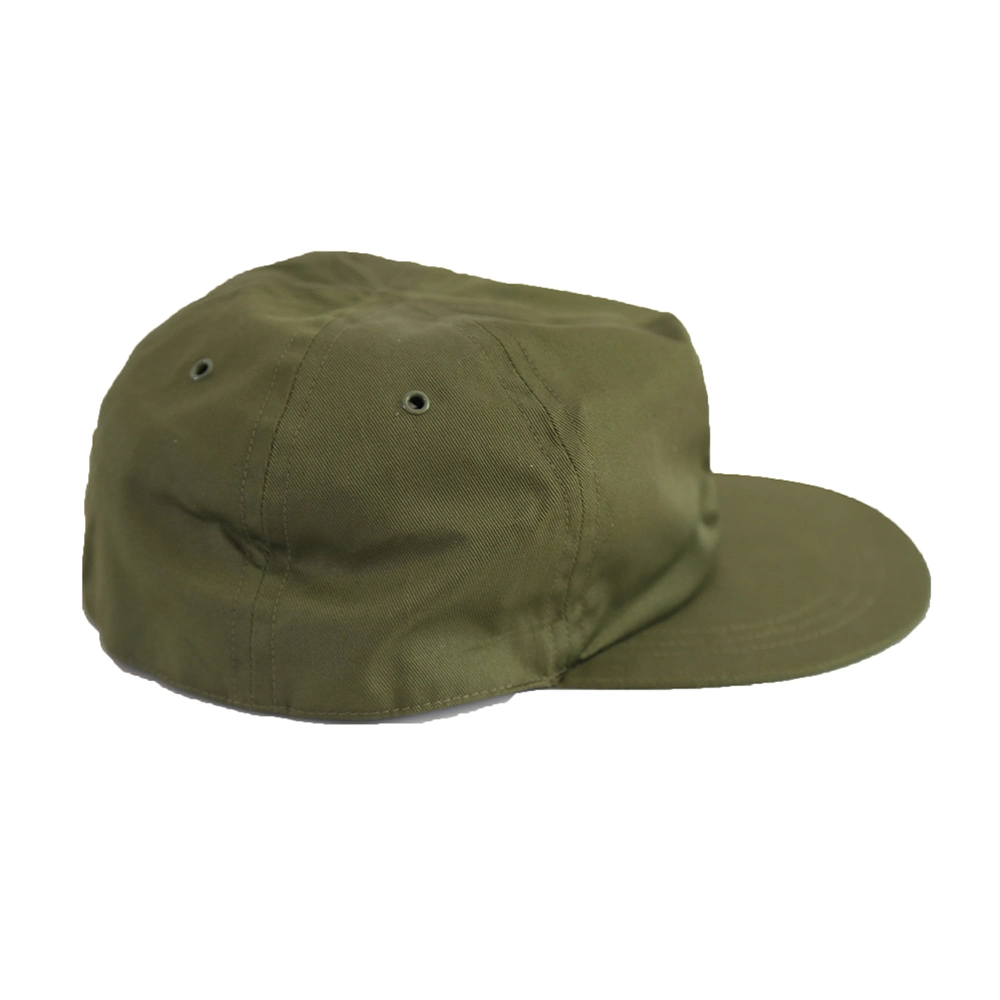 Ruban Magic en coton à casquette plate et logo personnalisé, bonnets verts Pour les casquettes adultes