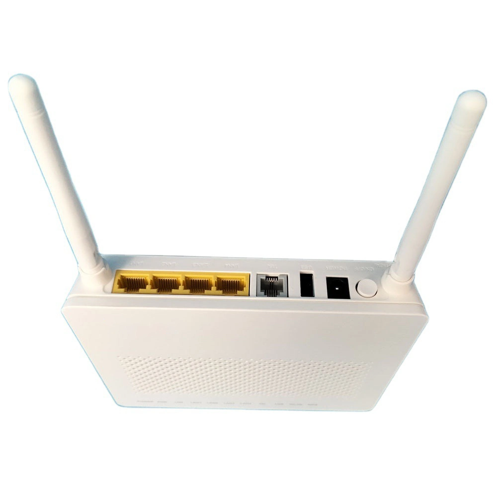 نسخة أصلية ساخنة من WTH Gpon عبر شبكة WiFi ألياف عبر الإنترنت Hg8546m 8546 مودم 1 ge جهاز توجيه مع مودم واجهة اللغة الإنجليزية لهاتف صوتي بـ 4 منافذ