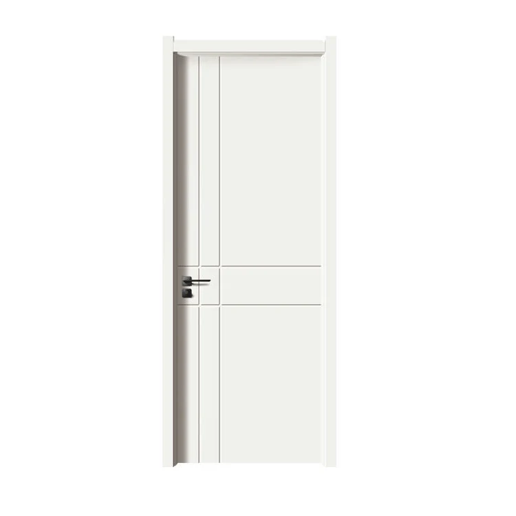 Factory Tesia Plywood Timber Plastic Composite Interior Wooden Waterproof Door