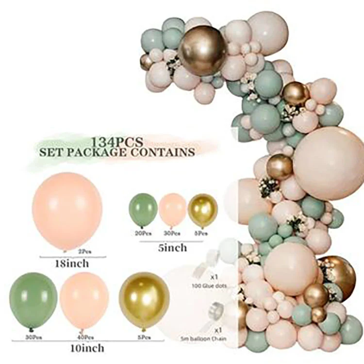 2023 Hot Selling Party Decoration Balloons Kit for Wedding Birthday Factory Supply