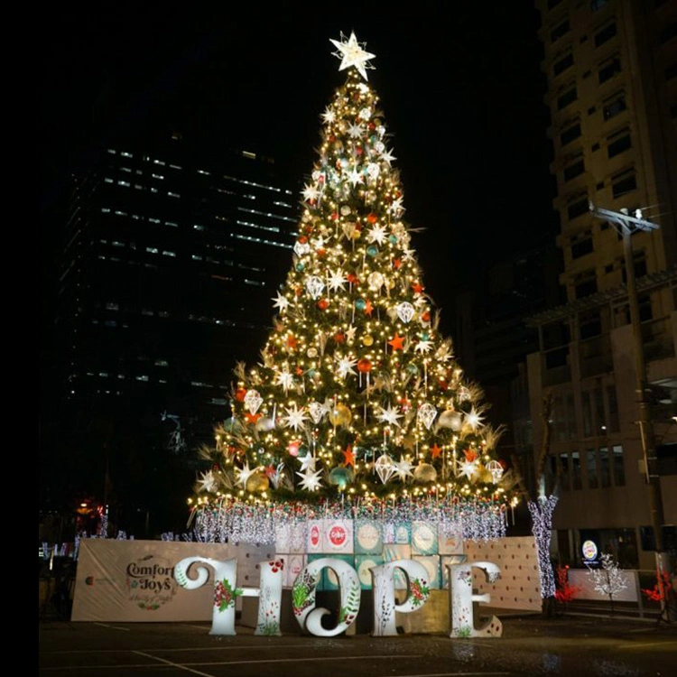 6m 8m 10m 15m 20m Giant Christmas Tree with LED Light Christmas Ball