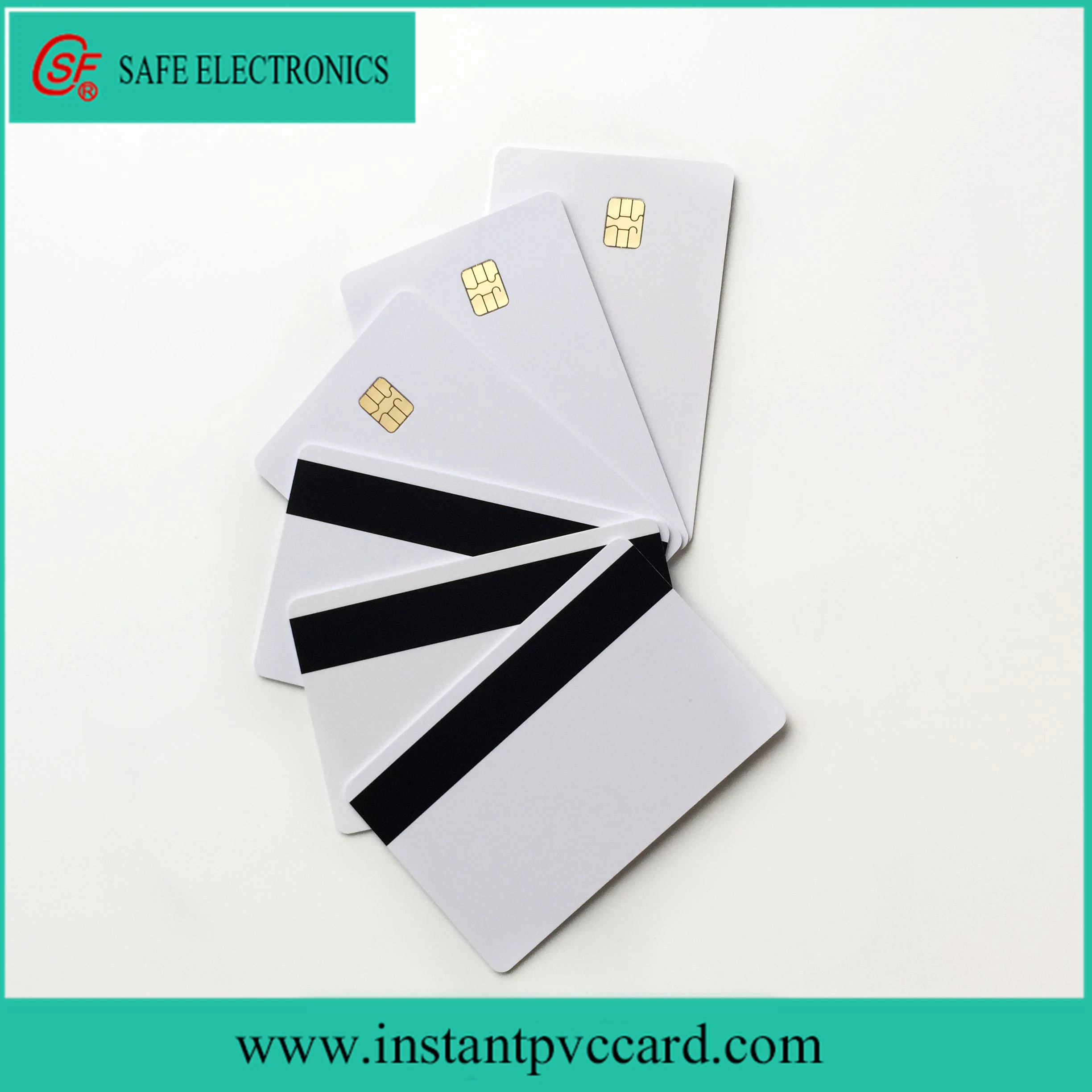 Plastic Smart ID 4442 Chip Magnetic Stripe Card