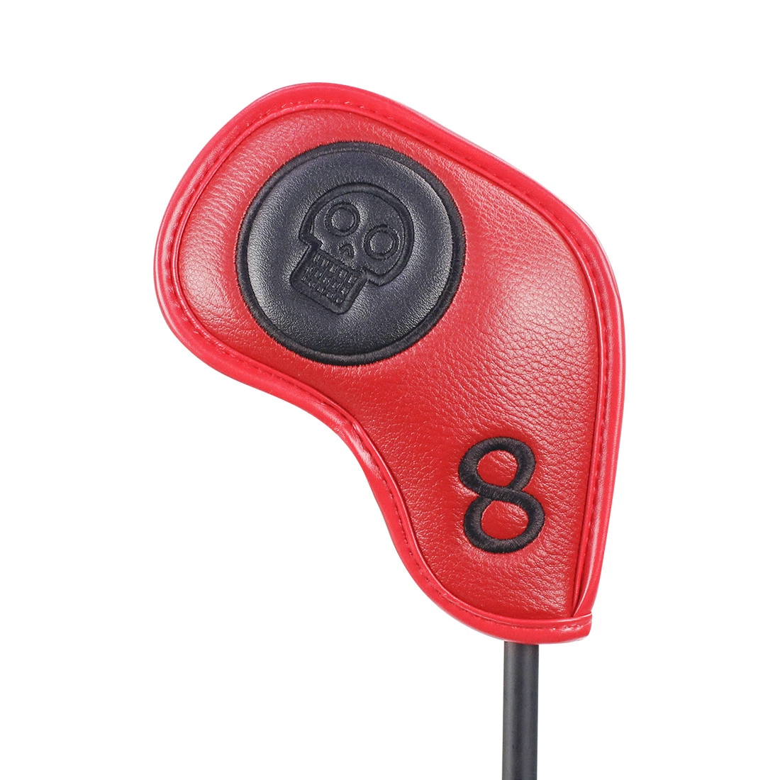 Golf Iron Club Covers PU Leather Red 10's