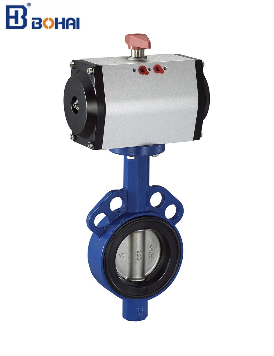 High Standard Pneumatic Flange/Wafer Butterfly Valve with Free Samples