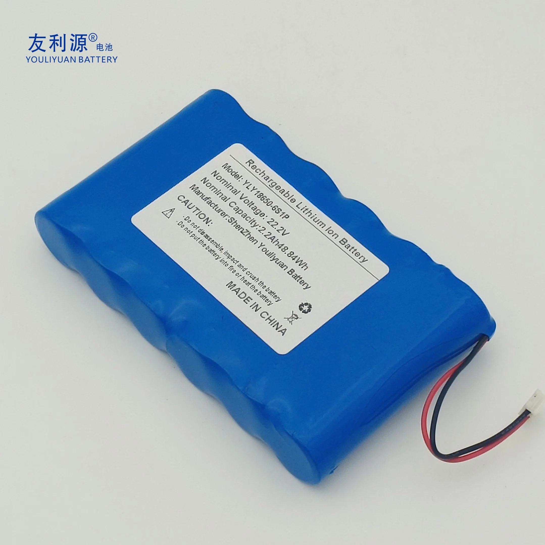 High quality/High cost performance Li-ion/Lithium Ion 18650 Battery Pack 22.2V 2200mAh Power Tool Battery Blood Pressure Instrument Battery Bluetooth Speaker Battery