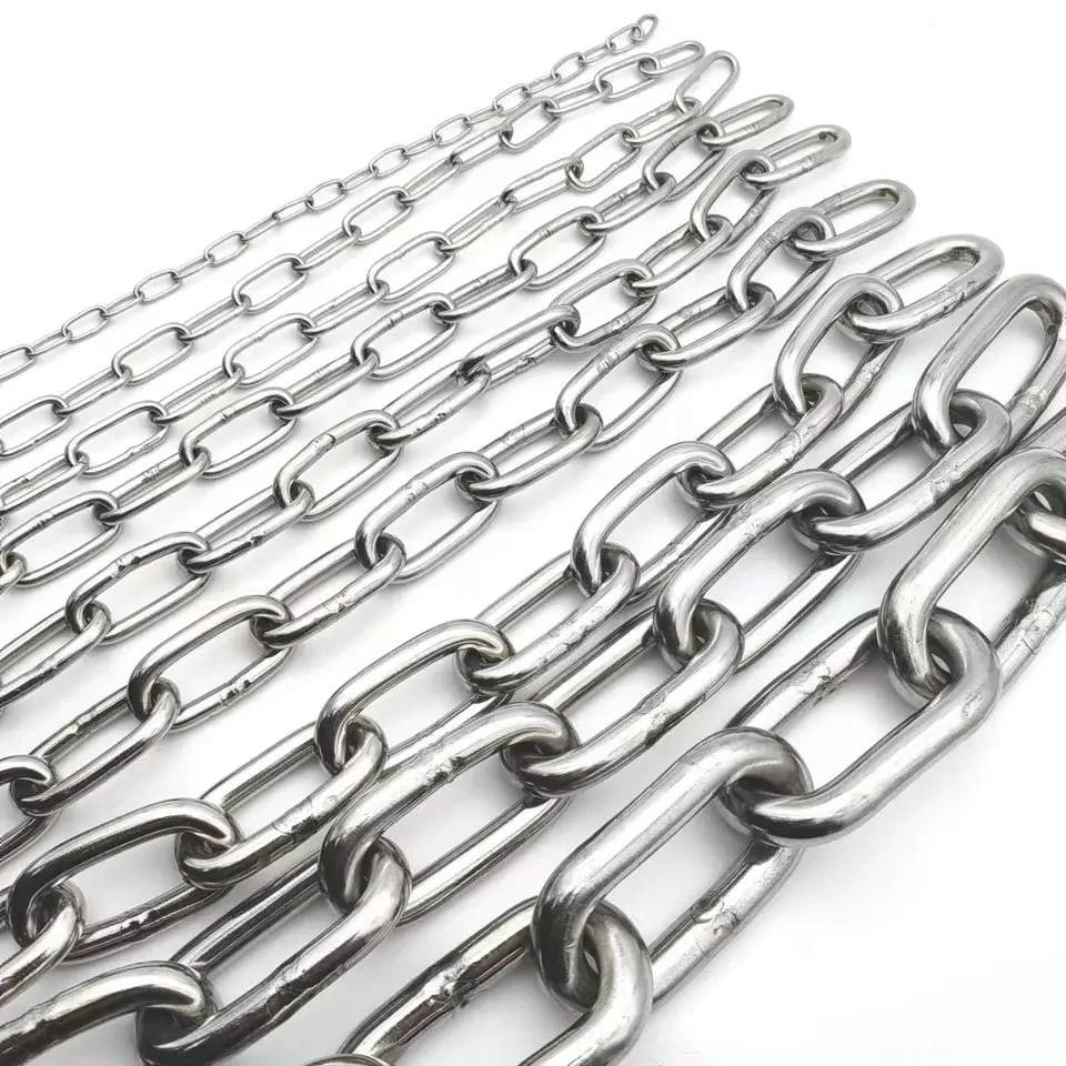 Factory Chain Manufacturers Wholesale/Suppliers Price 10 mm - 24mm Steel Link Chain