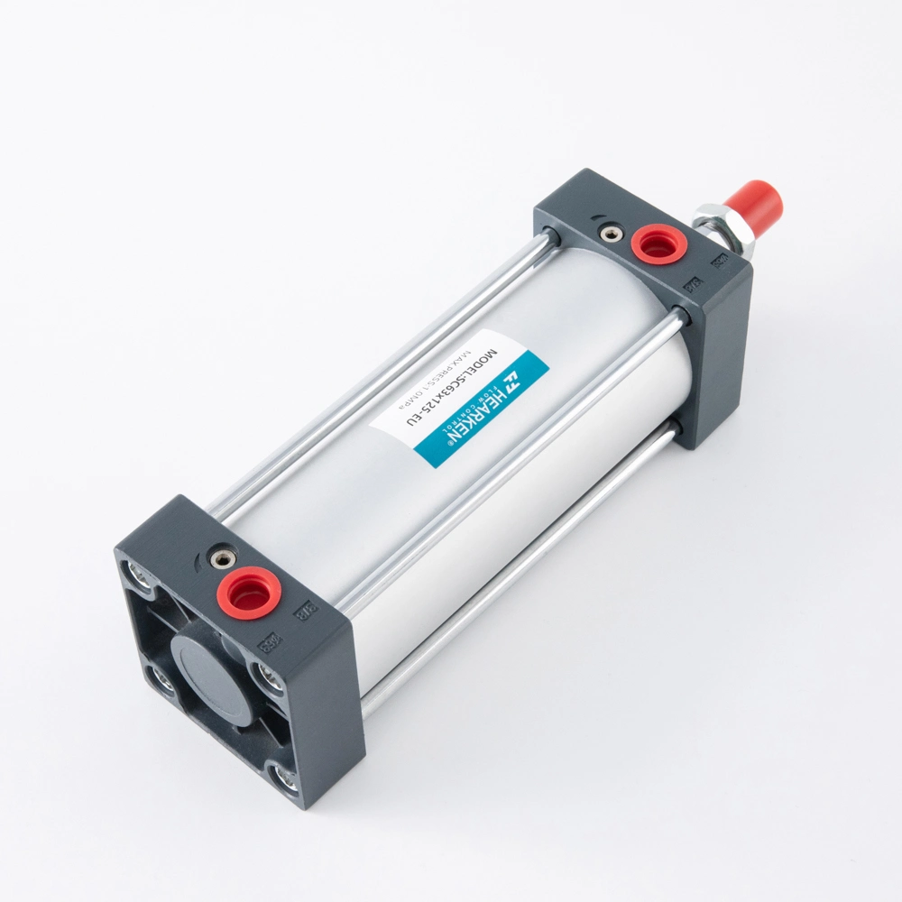 Hearkenflow Pneumatic Air Cylinder Sc Series Double Acting Cylinder Adjustable Buffer