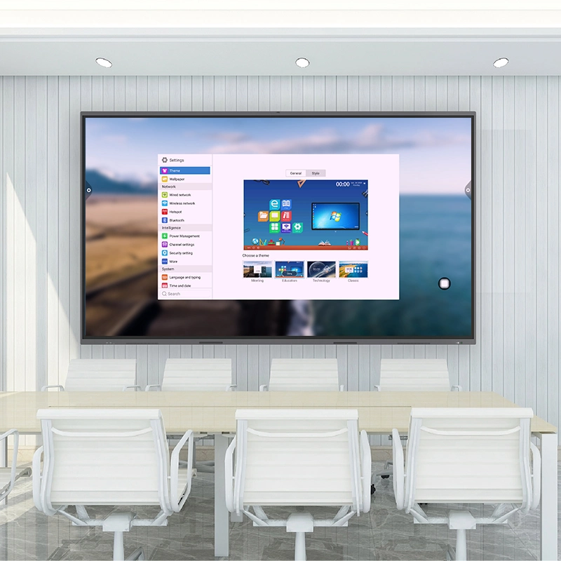 Nueva llegada de 65 pulgadas LED infrarrojos SMART Board pizarra digital interactiva de pantalla táctil para la reunión