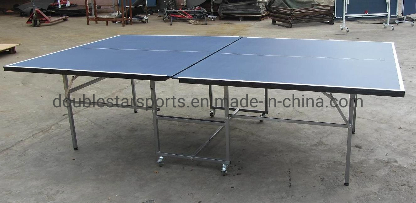 Impermeable al aire libre plegable de aluminio Mesa de ping pong