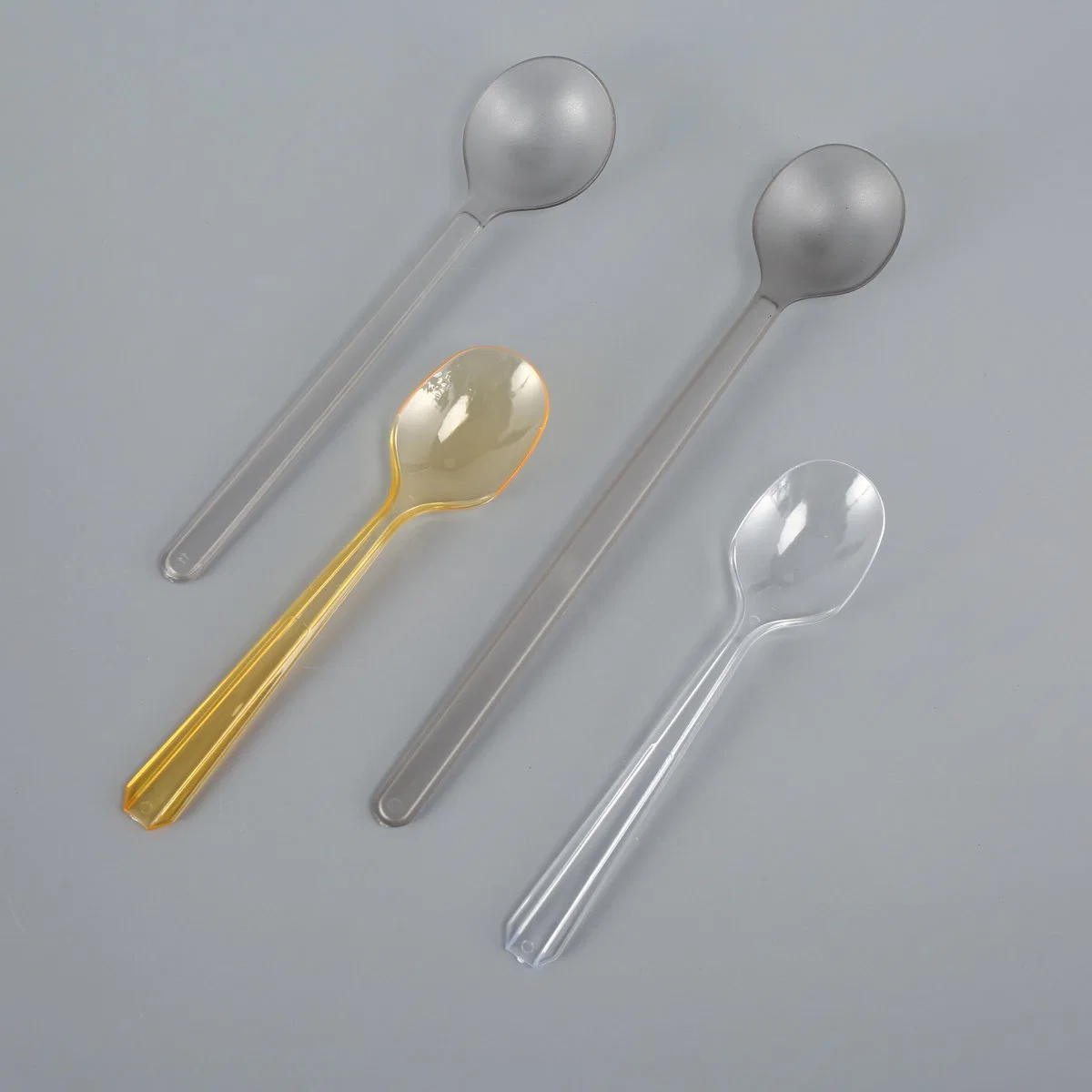 Disposable Tableware PLA Environmentally Friendly Biodegradable Transparent High Iron Spoon (GT-33)