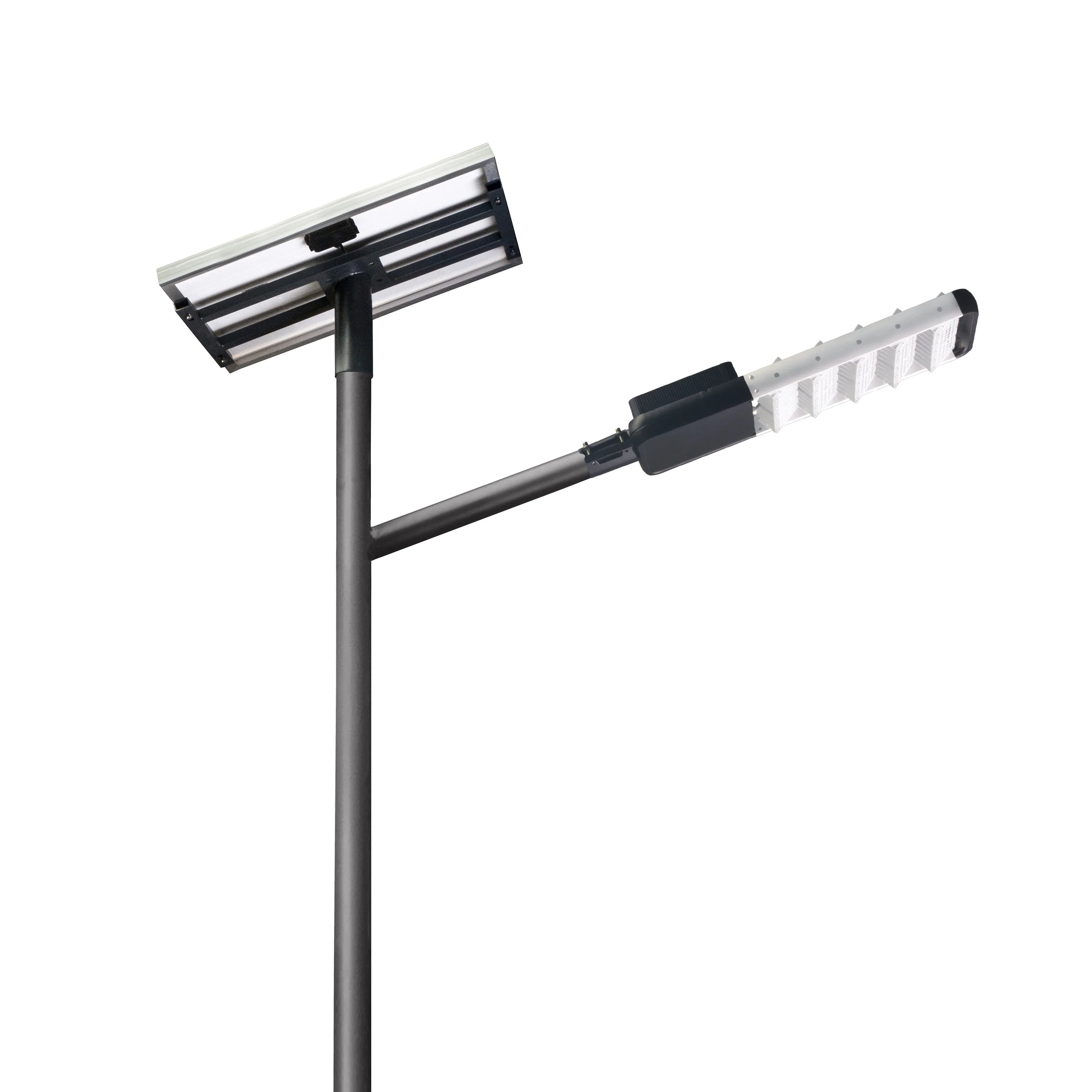 30W 40W 50W 60W 80W 100W Split LED Solar Road Lampe avec batterie LiFePO4 pour route ou campagne