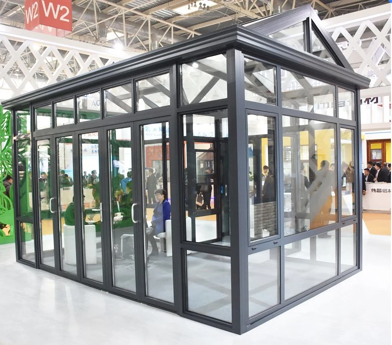 Lowes Sunrooms Prefabricated Green Sunroom Roof Aluminium Frame Garden Room