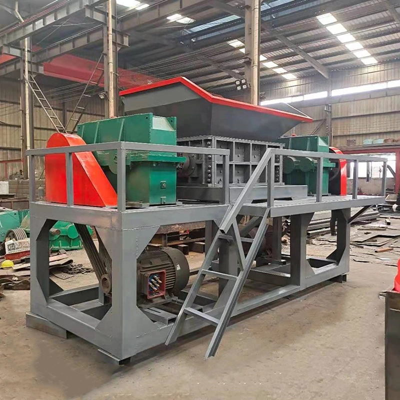 Tire and Rubber Crushing Shredder Machine