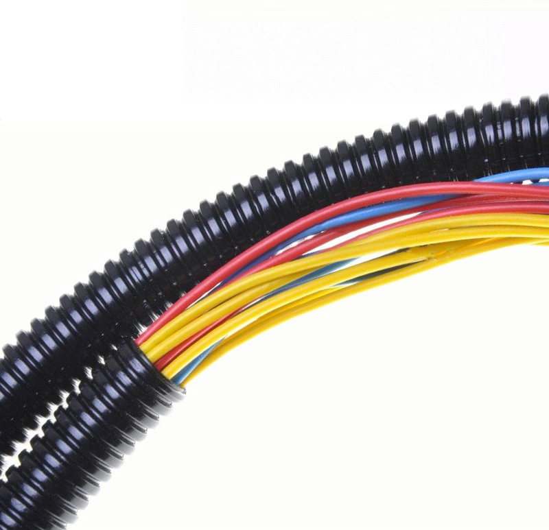 Jubo Liquid Tight Plastic Flexible Corrugated Cable Conduit for Electrical Cable Protection