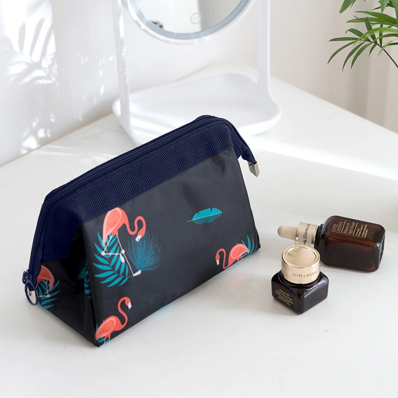 Fashion Custom Travel Cosmetic Pouch Women Canvas Makeup Bag