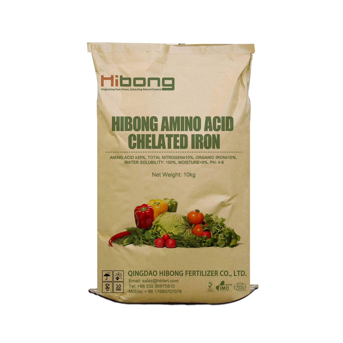 Hibong Agriculture Amino Acid Chelated Iron Organic Fertilizer