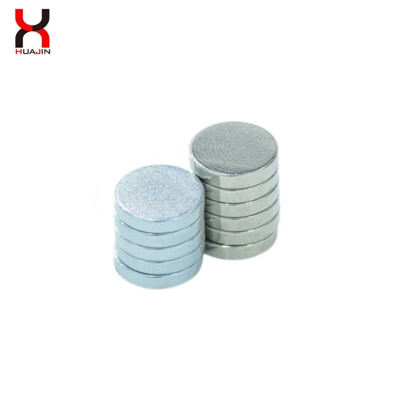 Strong Rare Earth Magnet Circle Magnets / Powerful Neodymium Industrial Magnet