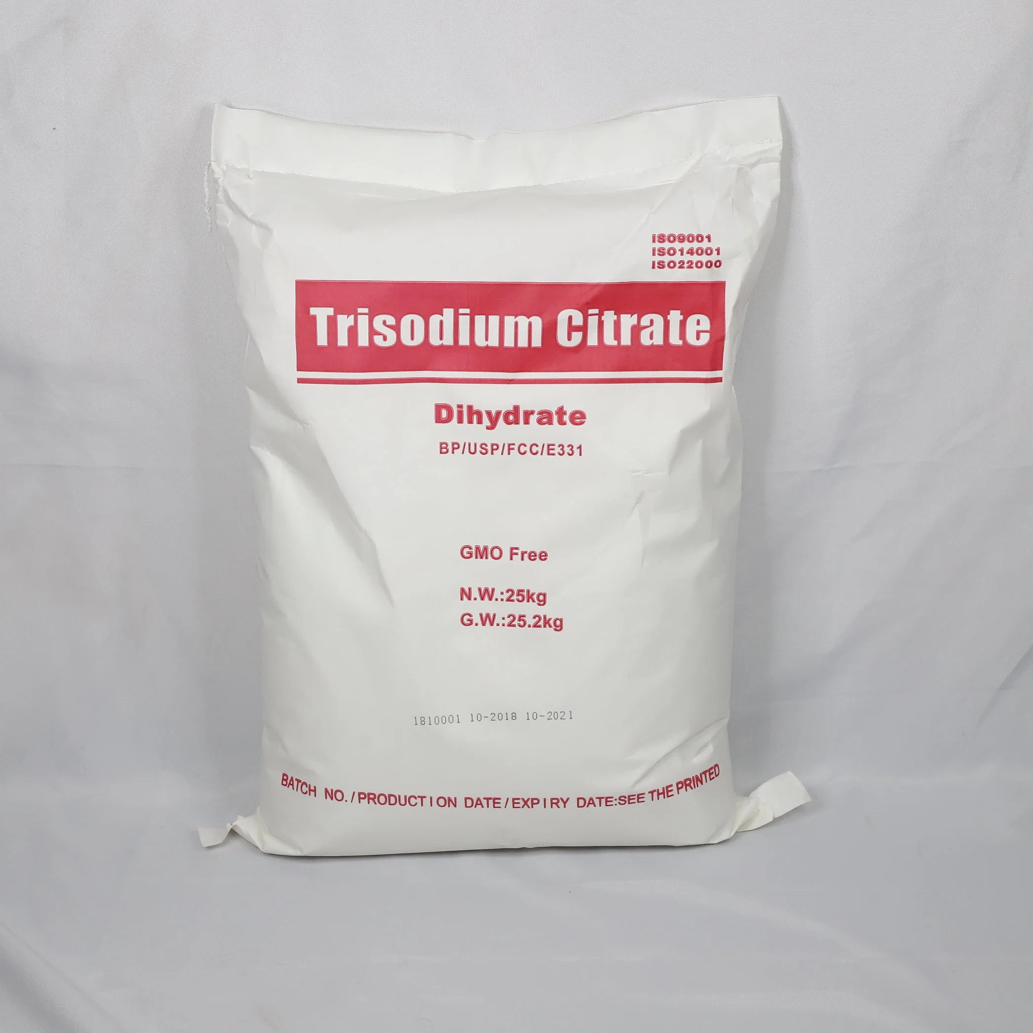 Food Additives Sodium Citrate CAS No.: 6132-04-3