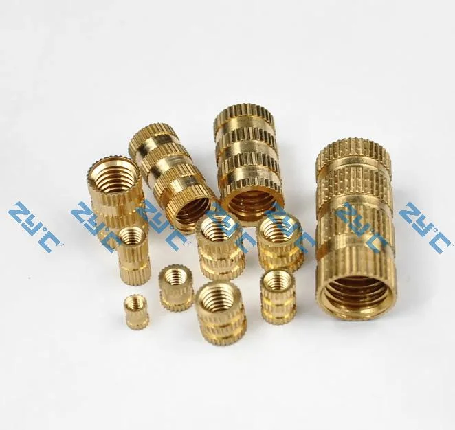 Brass and Copper Material of Inserted Embedded Fastener Function Nuts