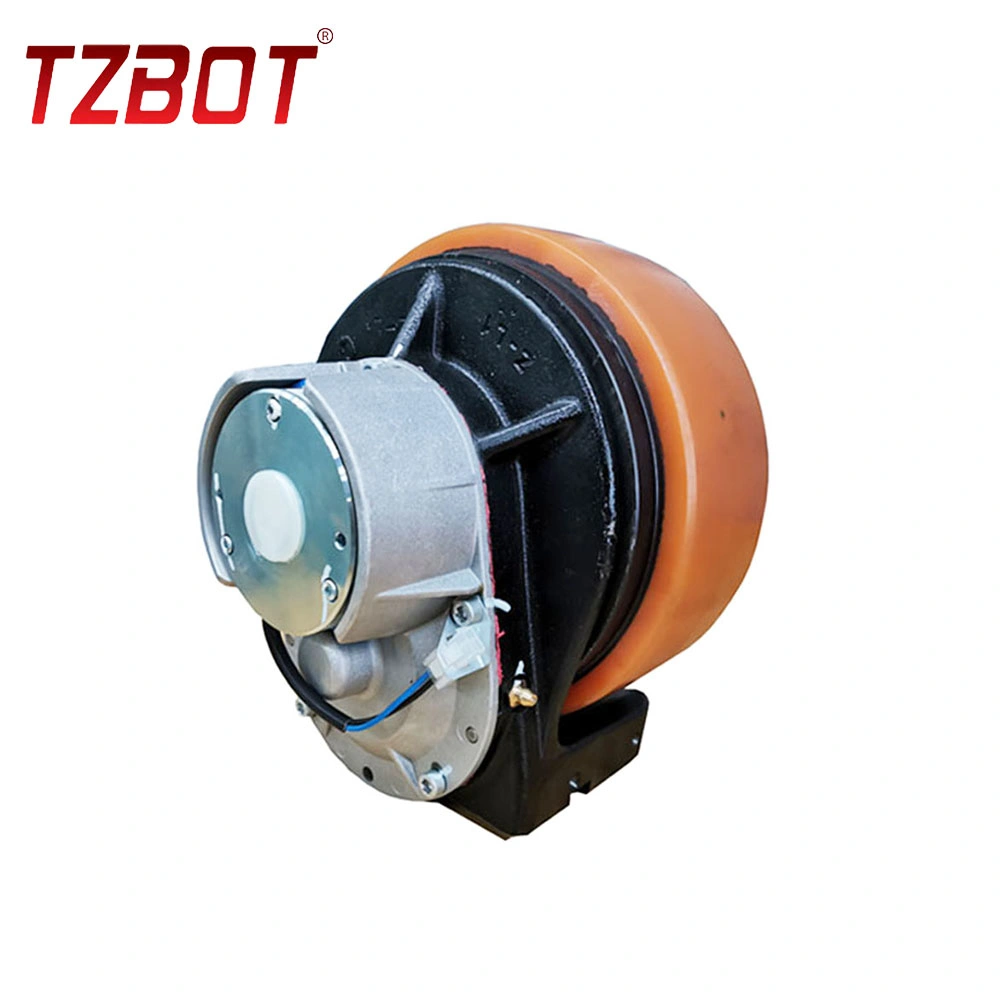 Motor dc de pulido de alta rentabilidad alta Energydrive de tamaño pequeño conjunto de Rueda la Rueda de PU de buena calidad de las ruedas motrices de 750W con Encoder (TZ09-D075N)