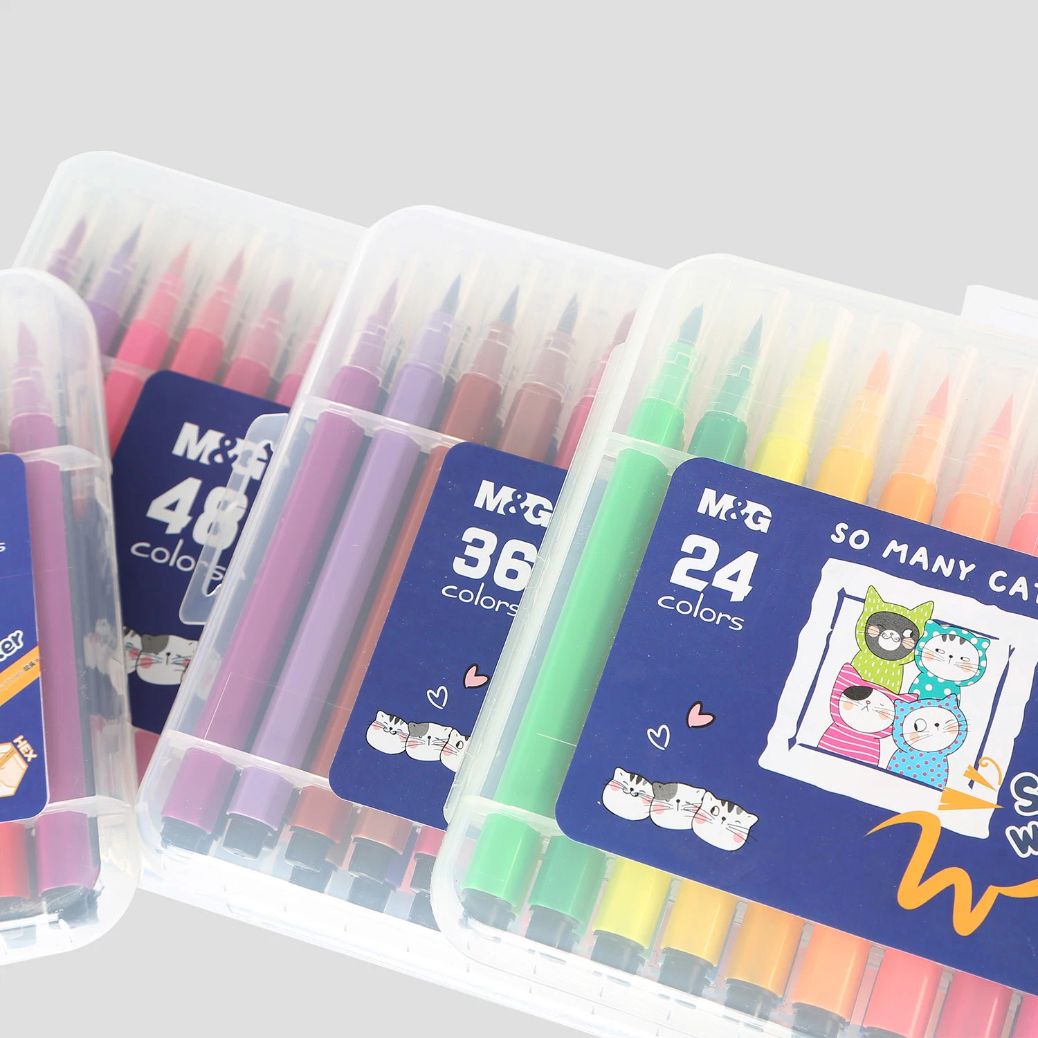 48 Colors Similar Colors Set Soft Water Color Pen