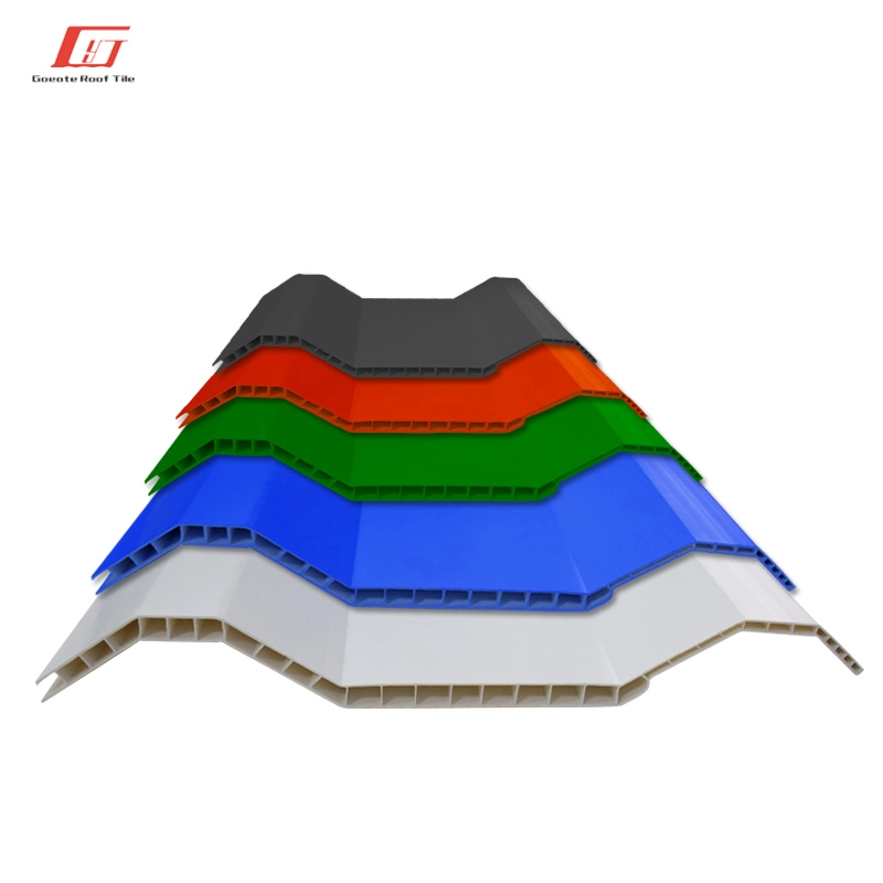 PVC Corrugated Plastic Roofing Anti UV PVC Hollow Thermo PVC Hollow Roof Sheet