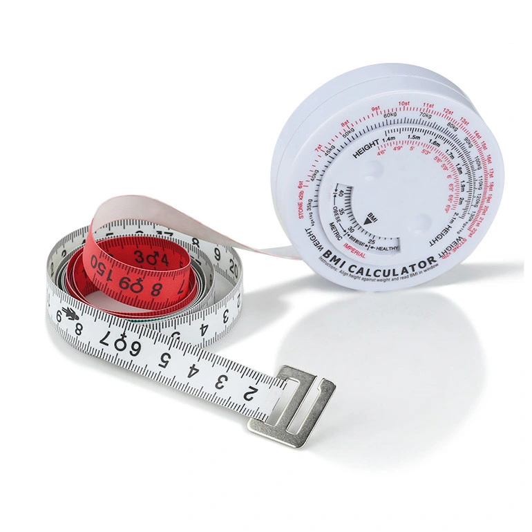 150cm (60inch) Professional Round Inch BMI Measuring Tape Body Measuring Tape Promotional Medical Gift with High Quality