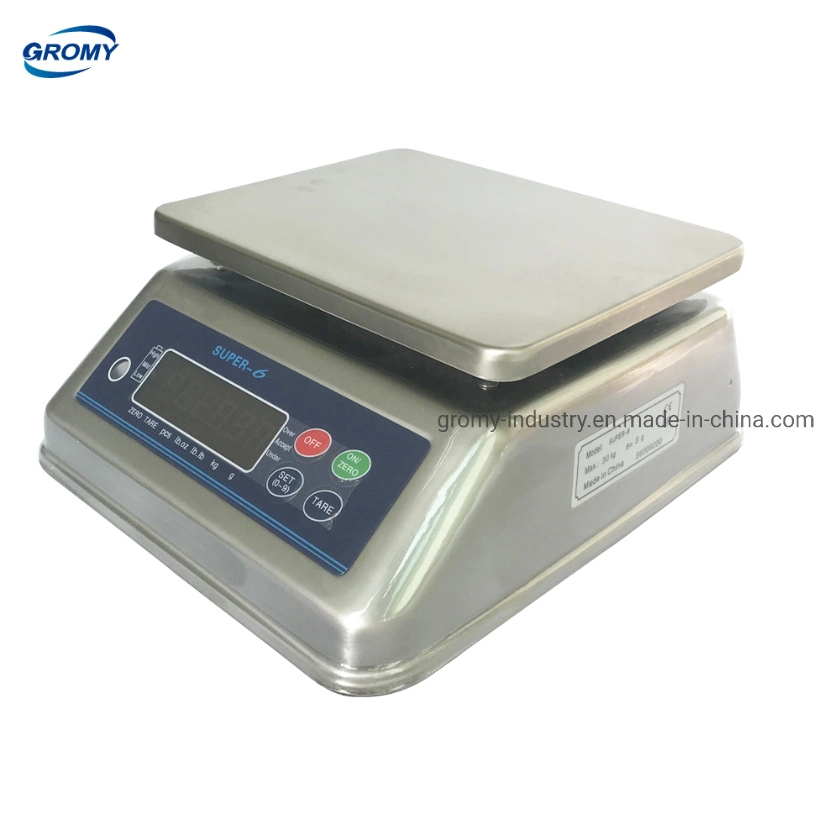 EU Type Stainless Steel Weighing Scale 30kg 15kg 6kg 3kg 1g