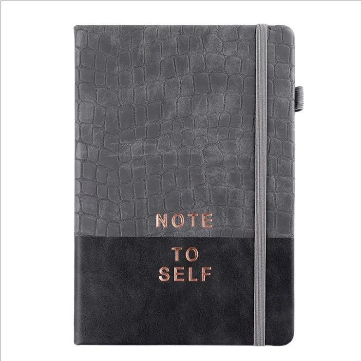 Custom A5 Cuir synthétique Carnet de notes revues Ensembles cadeaux pour ordinateur portable personnalisable avec logo et la boîte