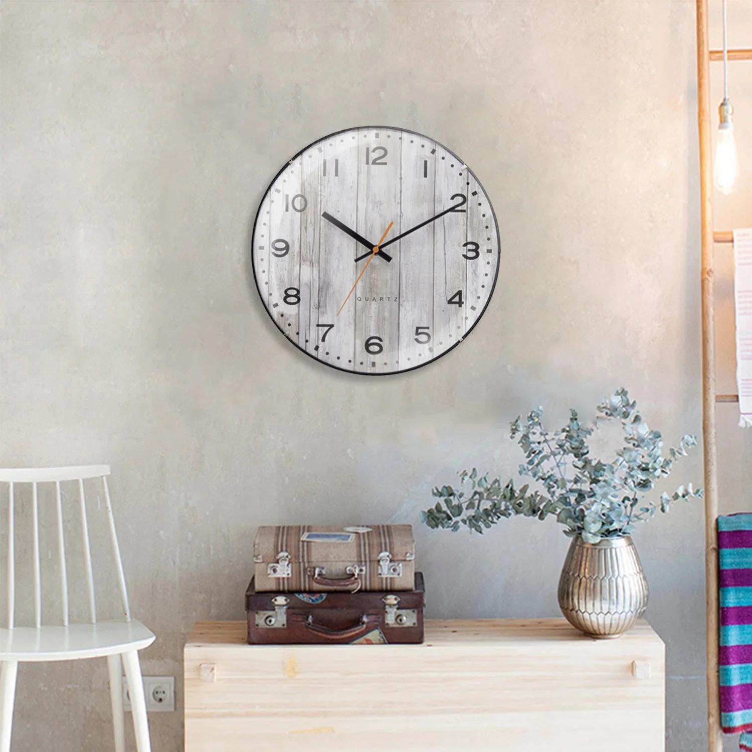 Home Decoration Custom Digital Wall Clock for Living Room