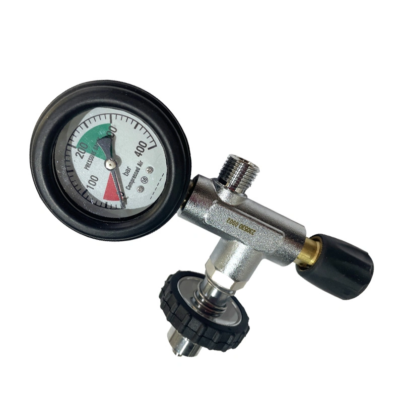 Réservoir de plongée de cylindre en fibre de carbone haute pression de 45 psi 30 MPa Valve de remplissage valve pour appareil respiratoire