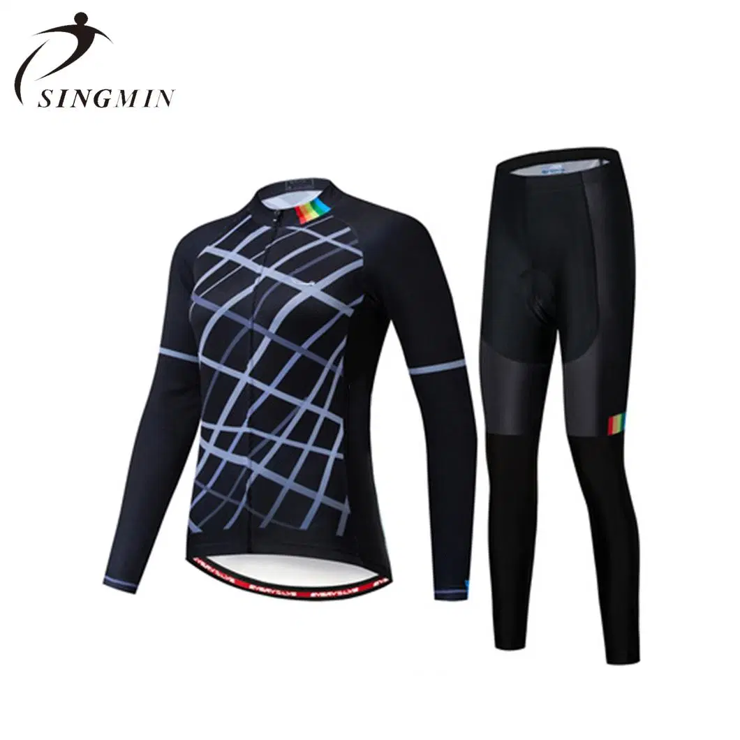 Sublimé Cycling Bike uniformes de l'usure de vélo Cyclisme Jersey défini