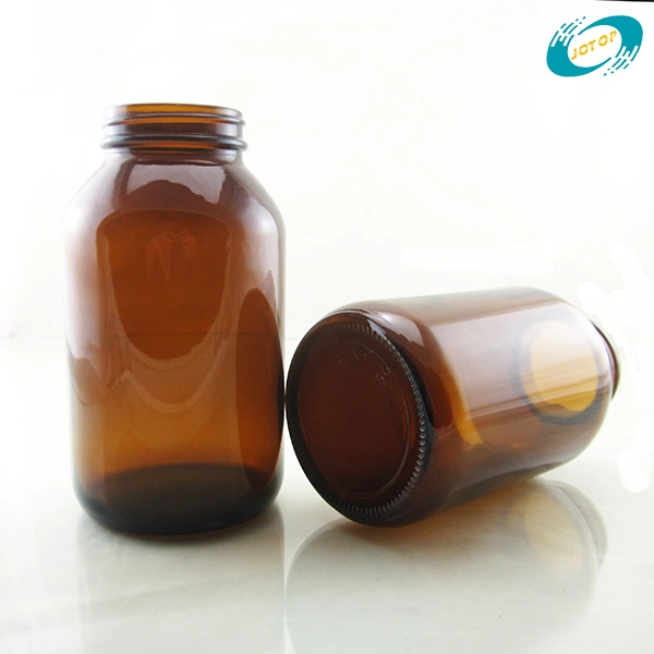 500ml Dark Amber Tablet Glass Bottle