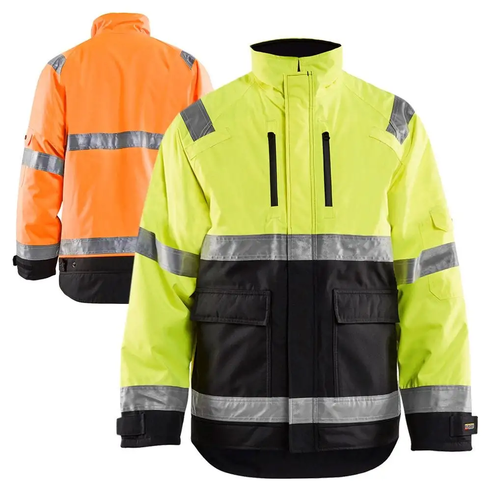 Nouvelle veste imperméable pour ambulance à haute visibilité pour hommes, populaire et conçue.