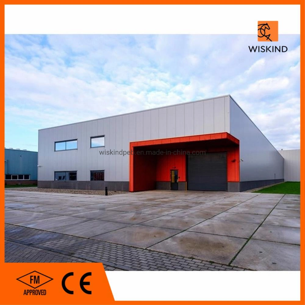 China Cheap Peb/3D Rending Design Steel Frame Construction for Workshop/Warehouse/Office Building/Hanger/Cow Shed with CE/FM