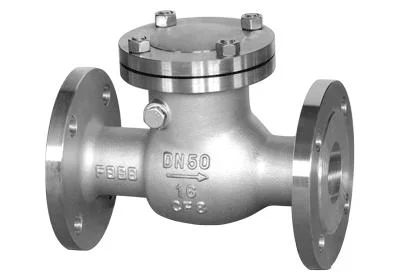 ANSI Wcb Class 300 Cast Steel CF8m RF Swing Flange Check Valve