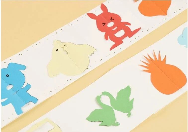 Paper-Cut mezcla especial de papel Colorido papel Hand-Cut colores papel DIY para niños