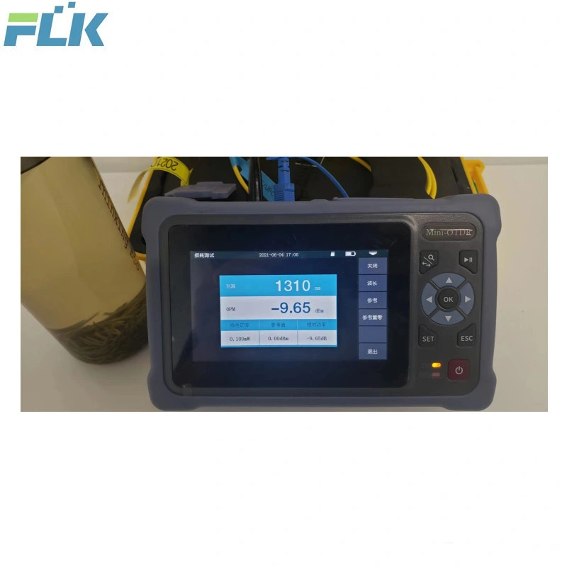 Portable FTTH Optical Fiber Mini-OTDR Sm1310/1550nm&plusmn; 20nm 26/24dB Support Multi-Languages English, Russian, Spanish, French, Arabic, Hindi, etc