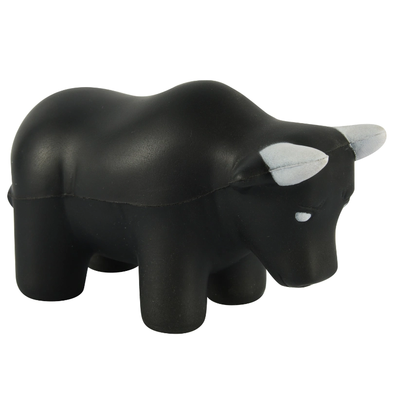 Cadeau de gros de jouets en mousse PU OEM Squeeze Bull Balle de stress promotionnelle