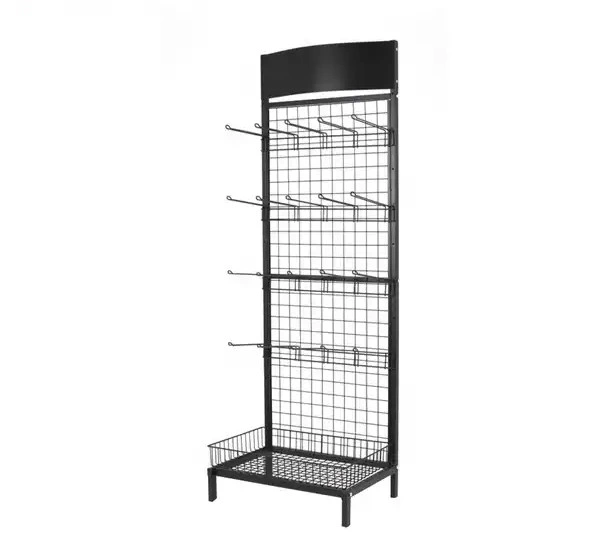 Bebidas Soda Pop Wire Metal Rack Stand pantalla de suelo