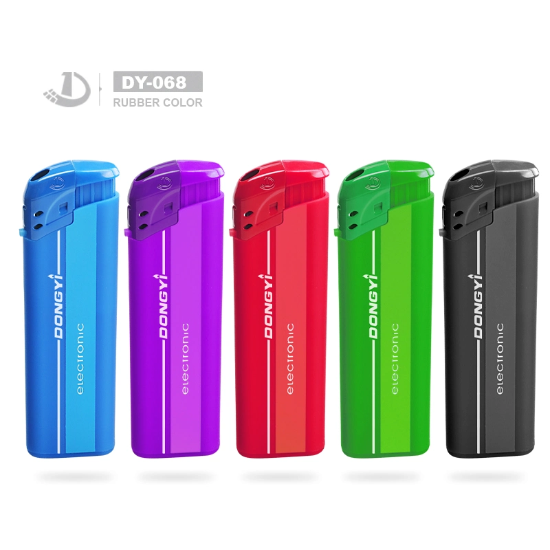 High Quality Custom Electric Windproof Plastic Lighter for Cigarette with EUR Standard